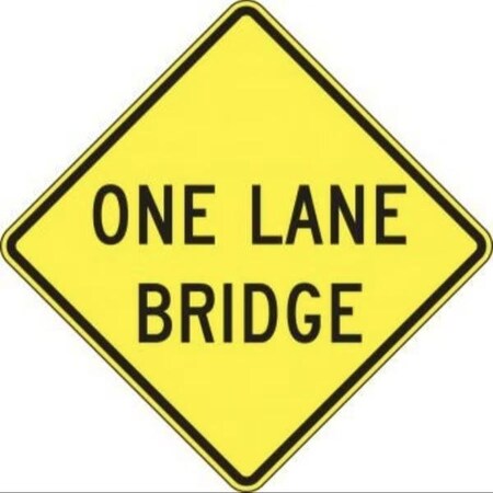 Accuform LANE GUIDANCE SIGN ADDED LEFT LANE FRW646DP FRW646DP